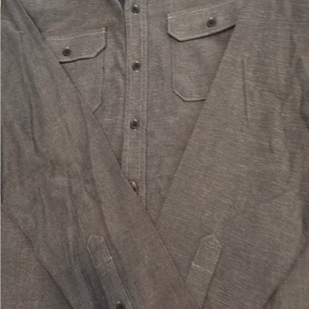 Kuhl Grey Button-Up Shirt Jacket